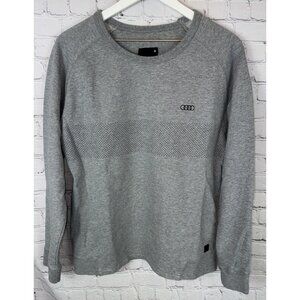 AUDI By TAVIK Gray Logo Sweatshirt Size Medium